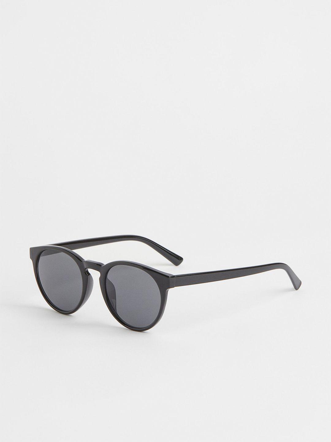 h&m men black round sunglasses  1044667001