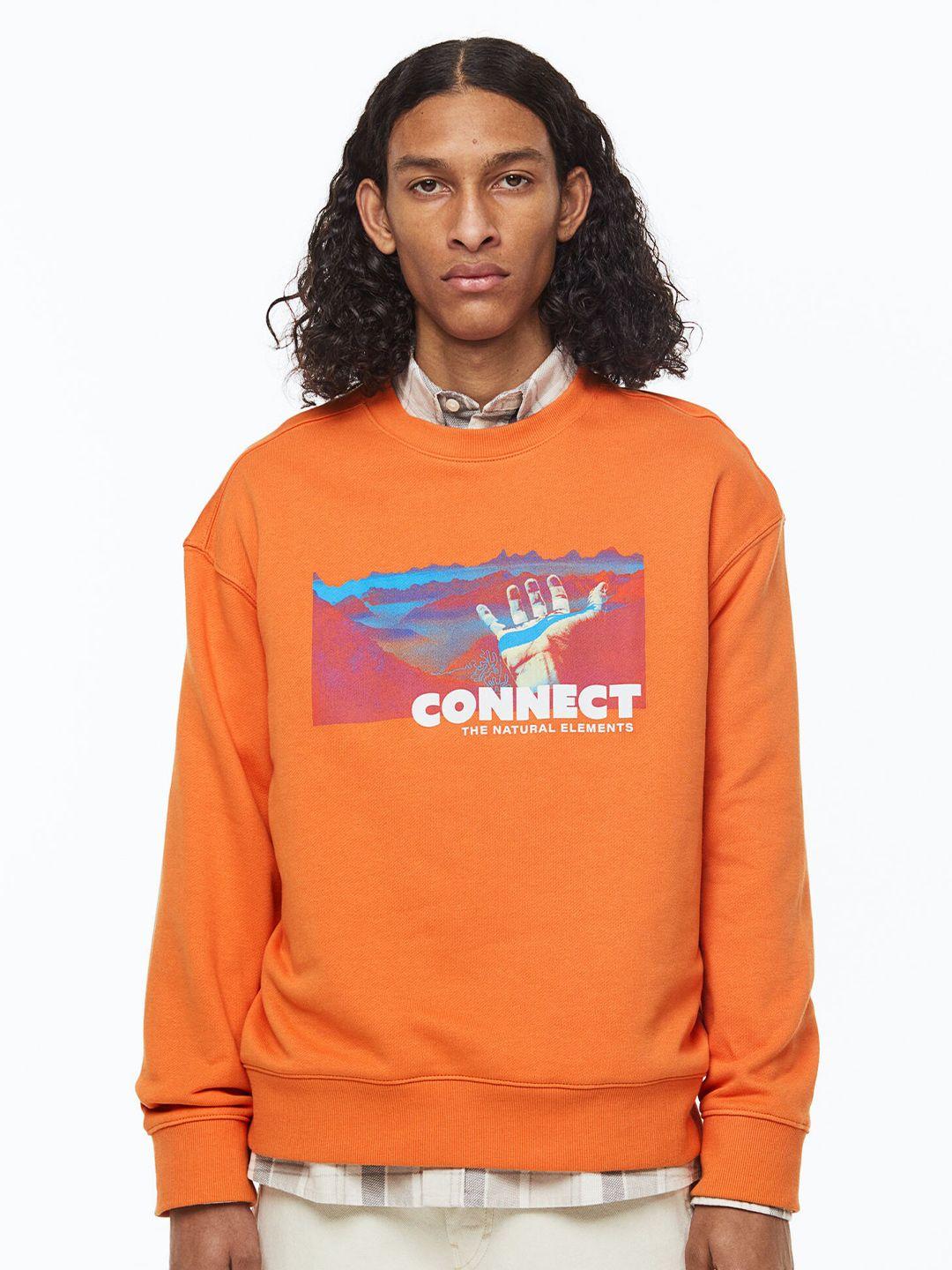 h&m men cotton sweatshirt