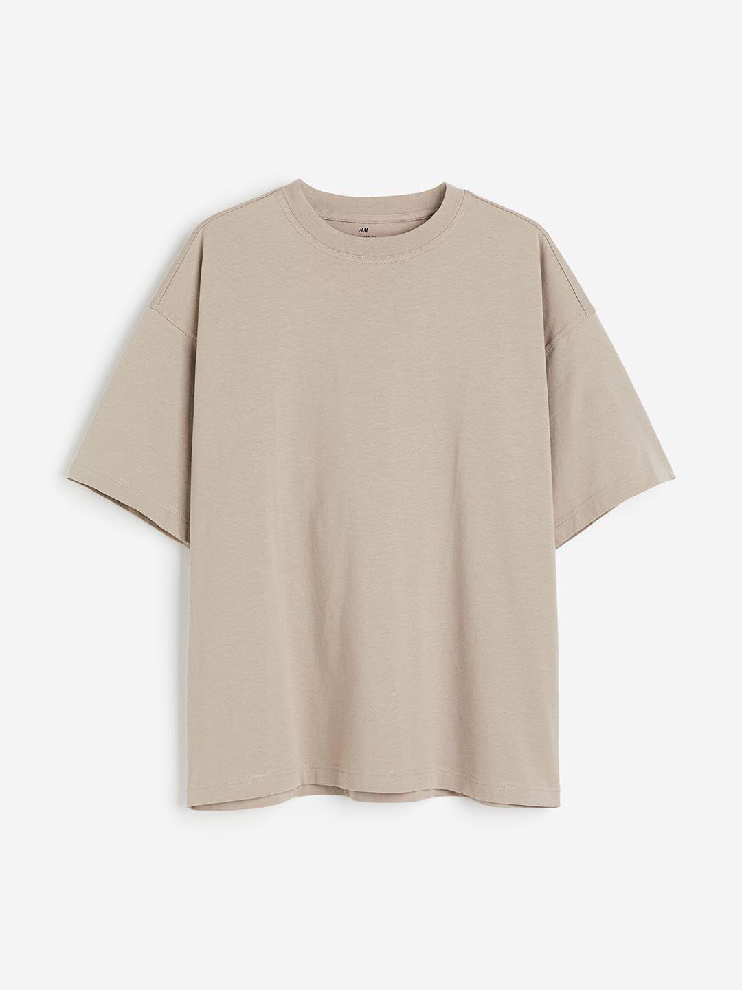 h&m men oversized fit tshirts