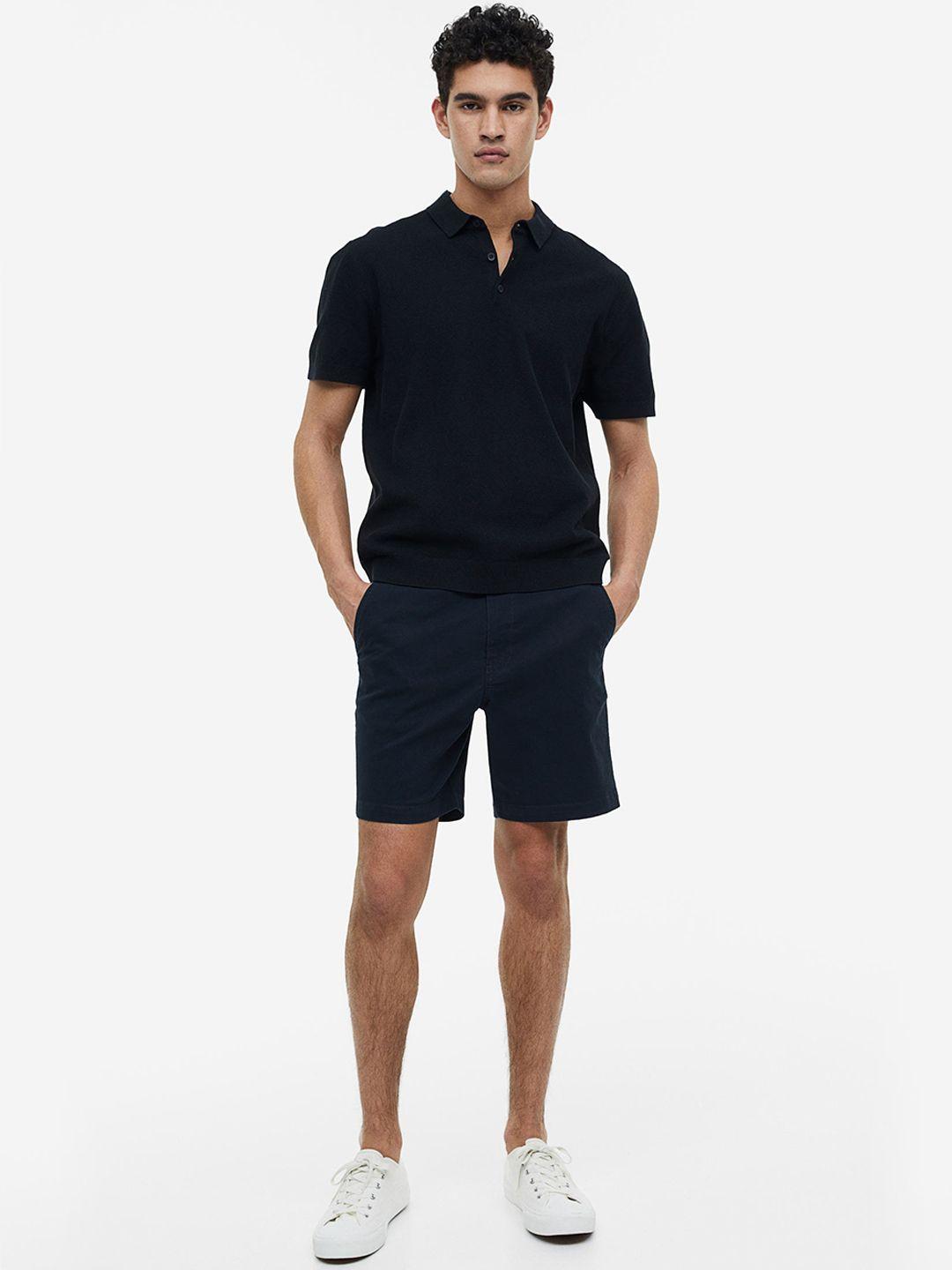 h&m men regular fit chino shorts
