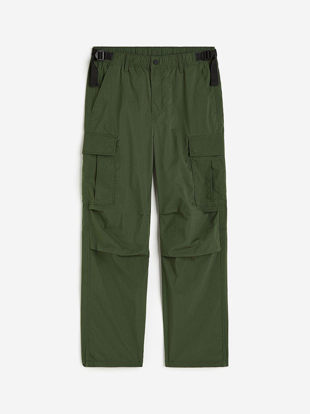 h&m men relaxed fit cargo trousers