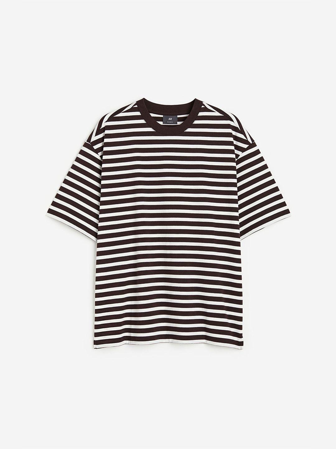 h&m men relaxed fit pure cotton t-shirt