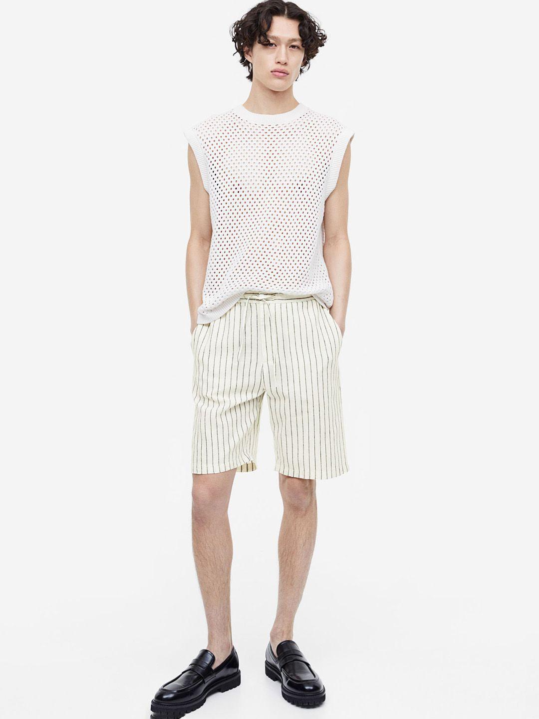h&m men relaxed fit shorts