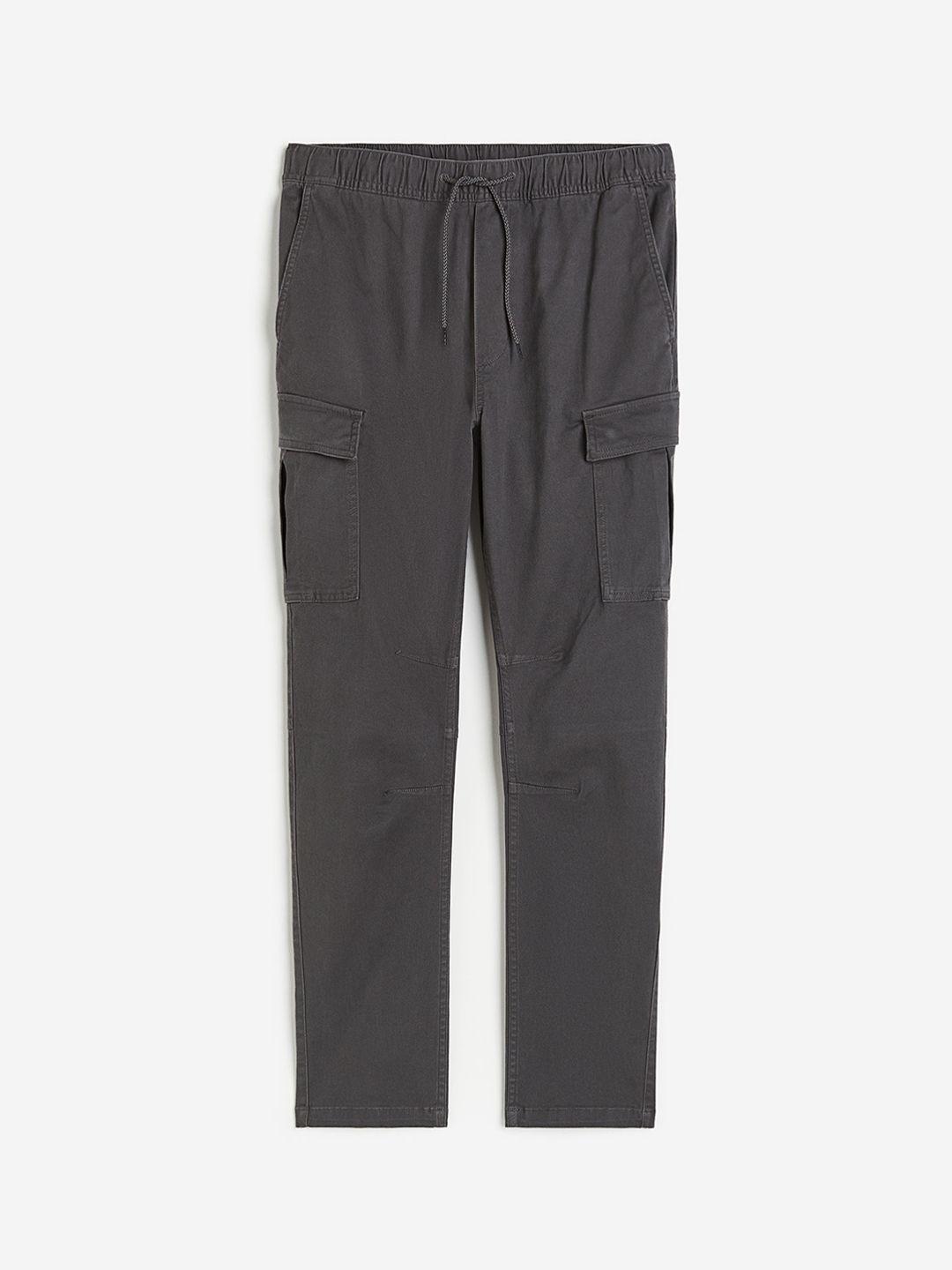 h&m men skinny fit cargo trousers