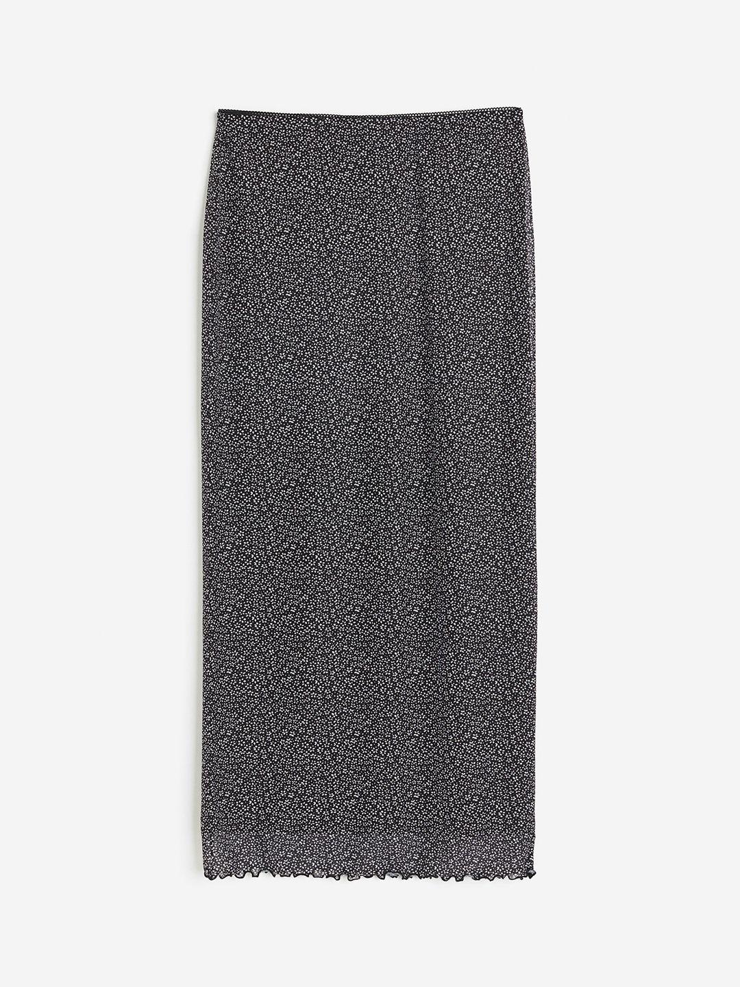 h&m mesh pencil skirt