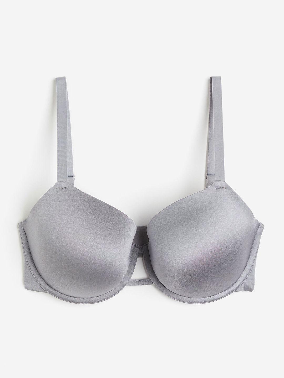 h&m microfibre padded underwired bra