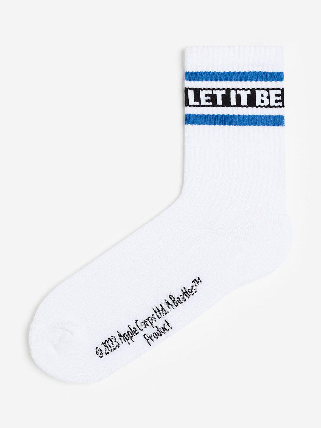 h&m motif-detail socks