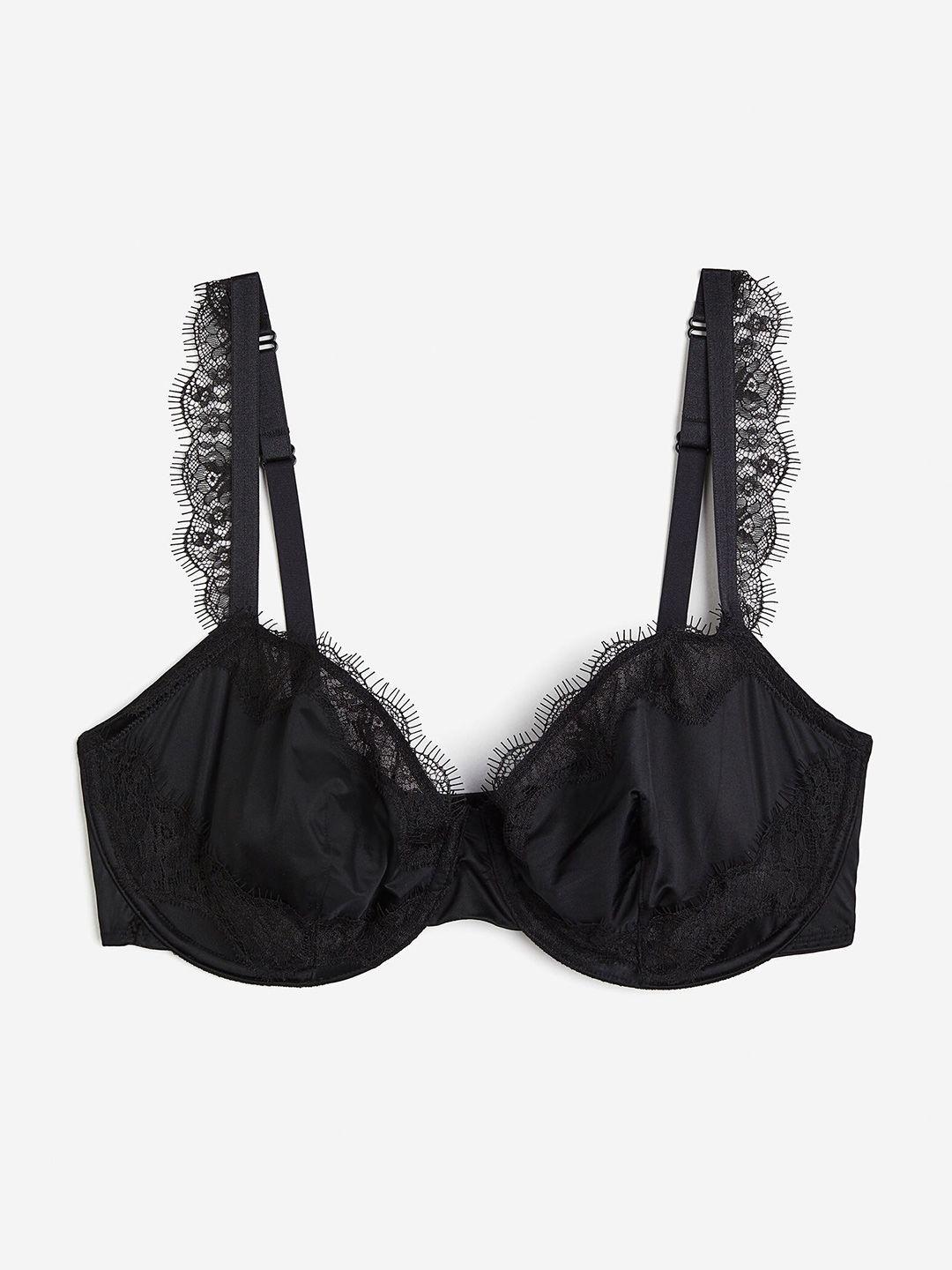 h&m non-padded underwired bra