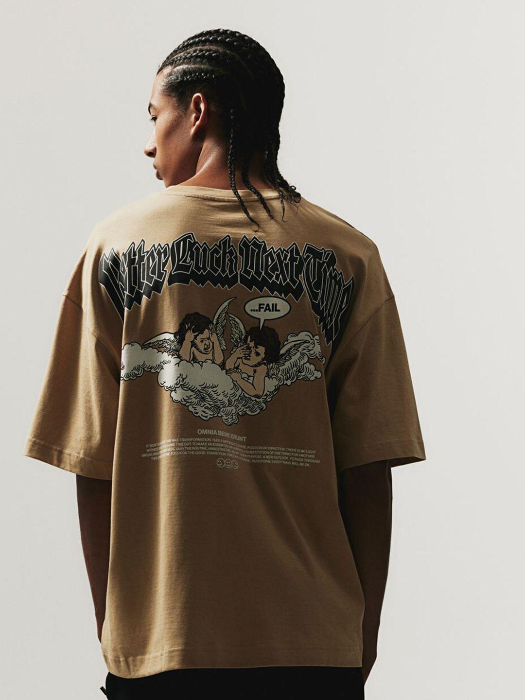 h&m oversized fit printed t-shirt