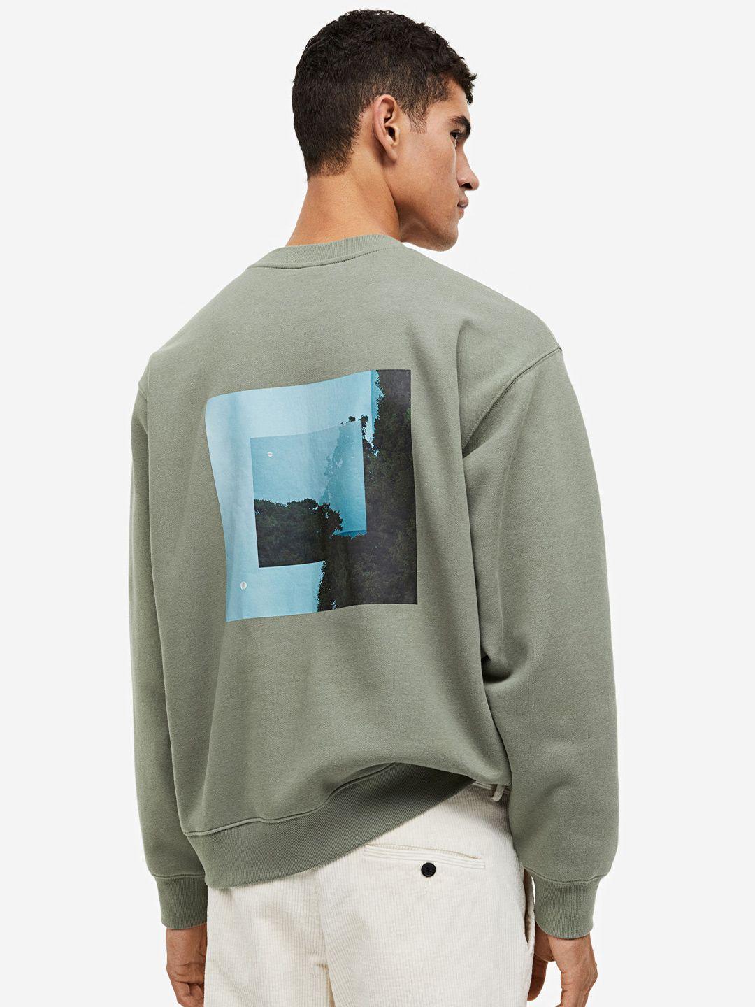 h&m oversized fit sweatshirt