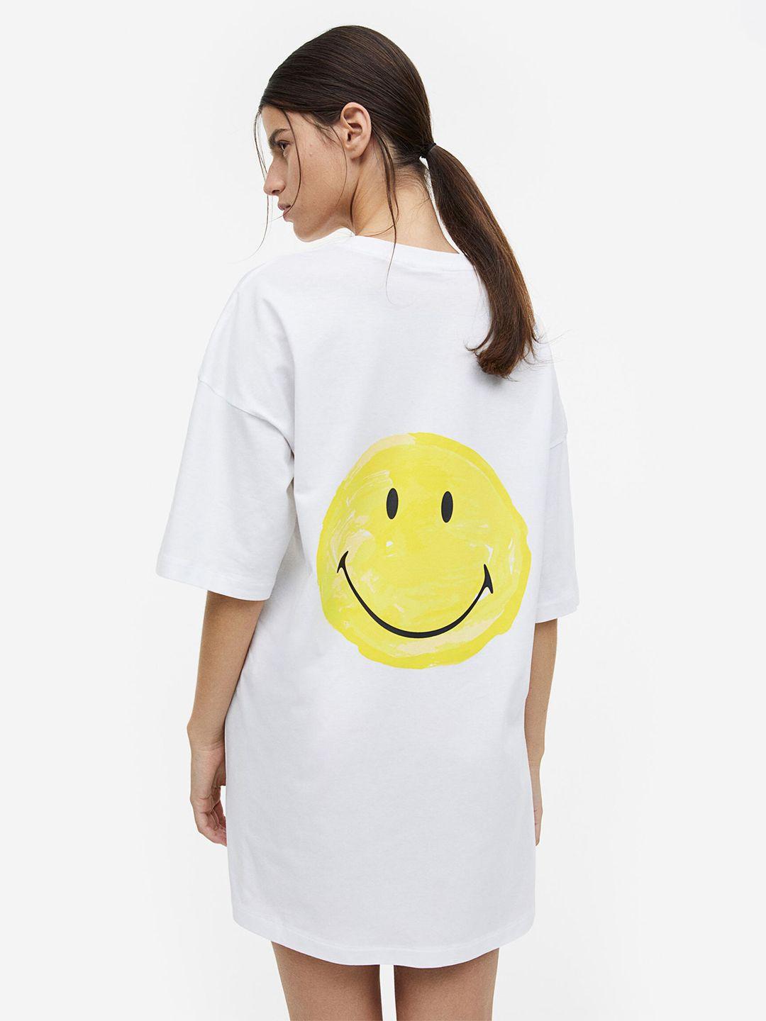 h&m oversized printed nightdress