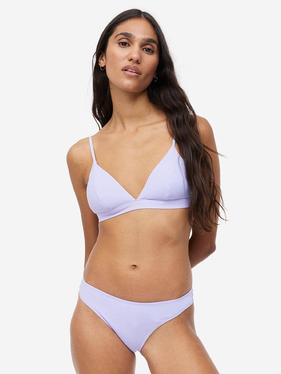 h&m padded triangle bikini top