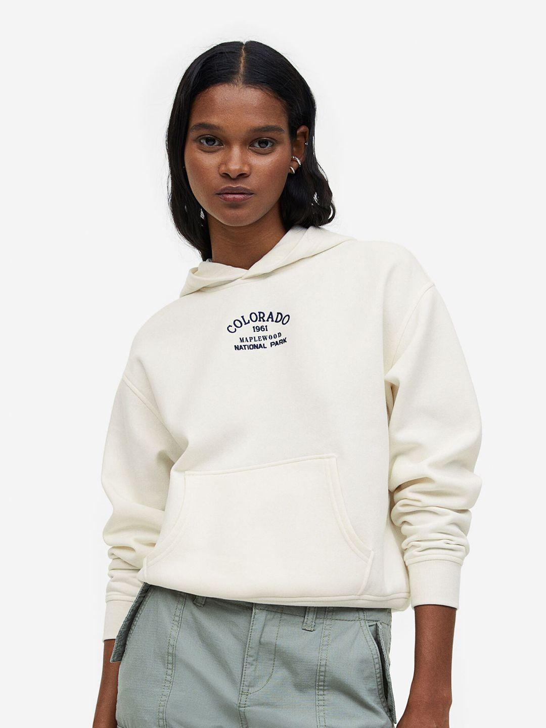 h&m printed hoodie