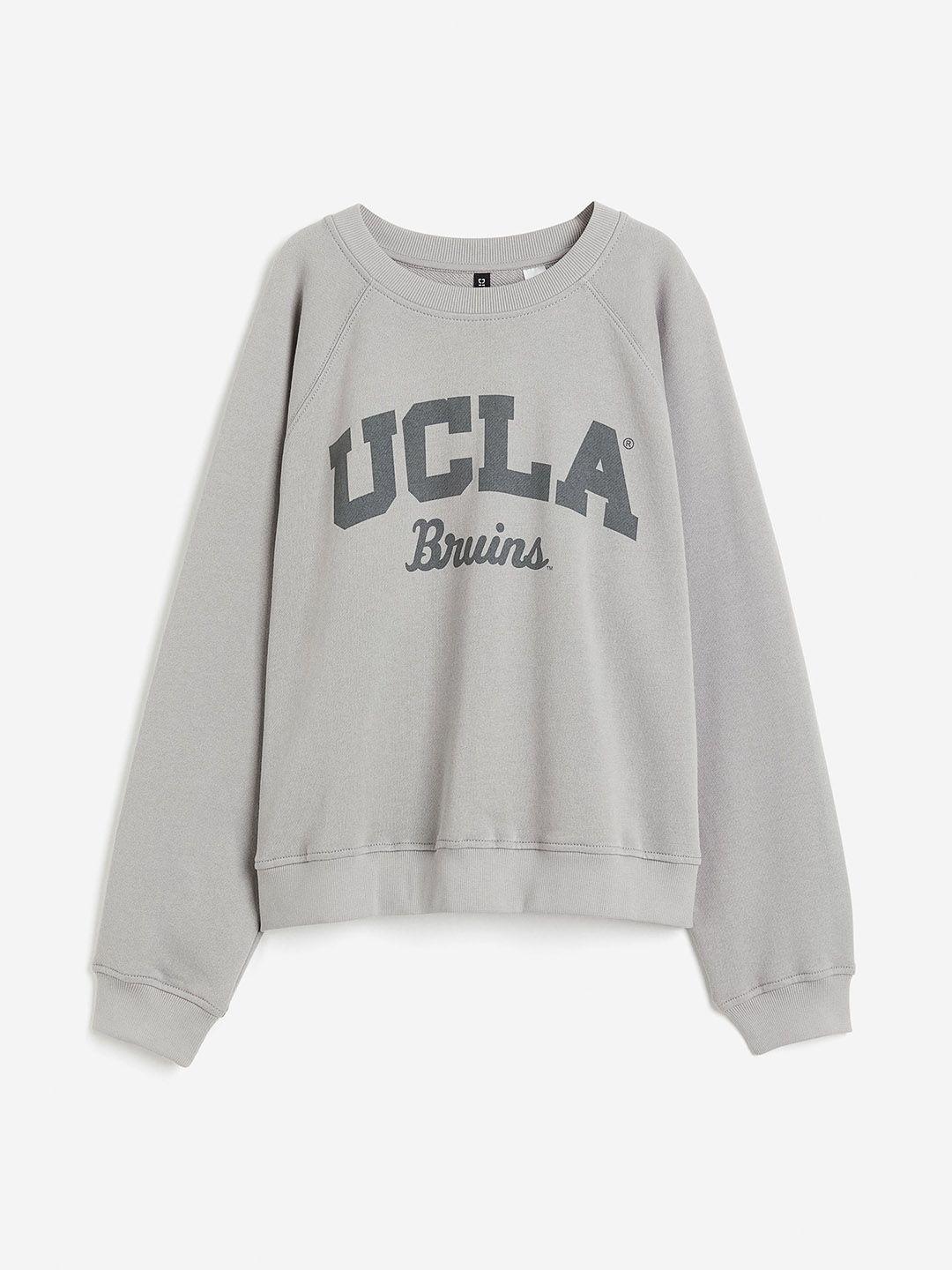 h&m printed sweatshirt