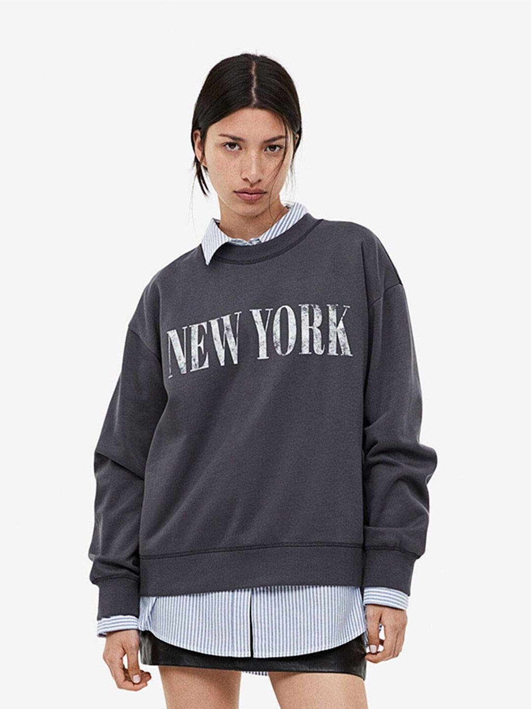 h&m printed sweatshirts