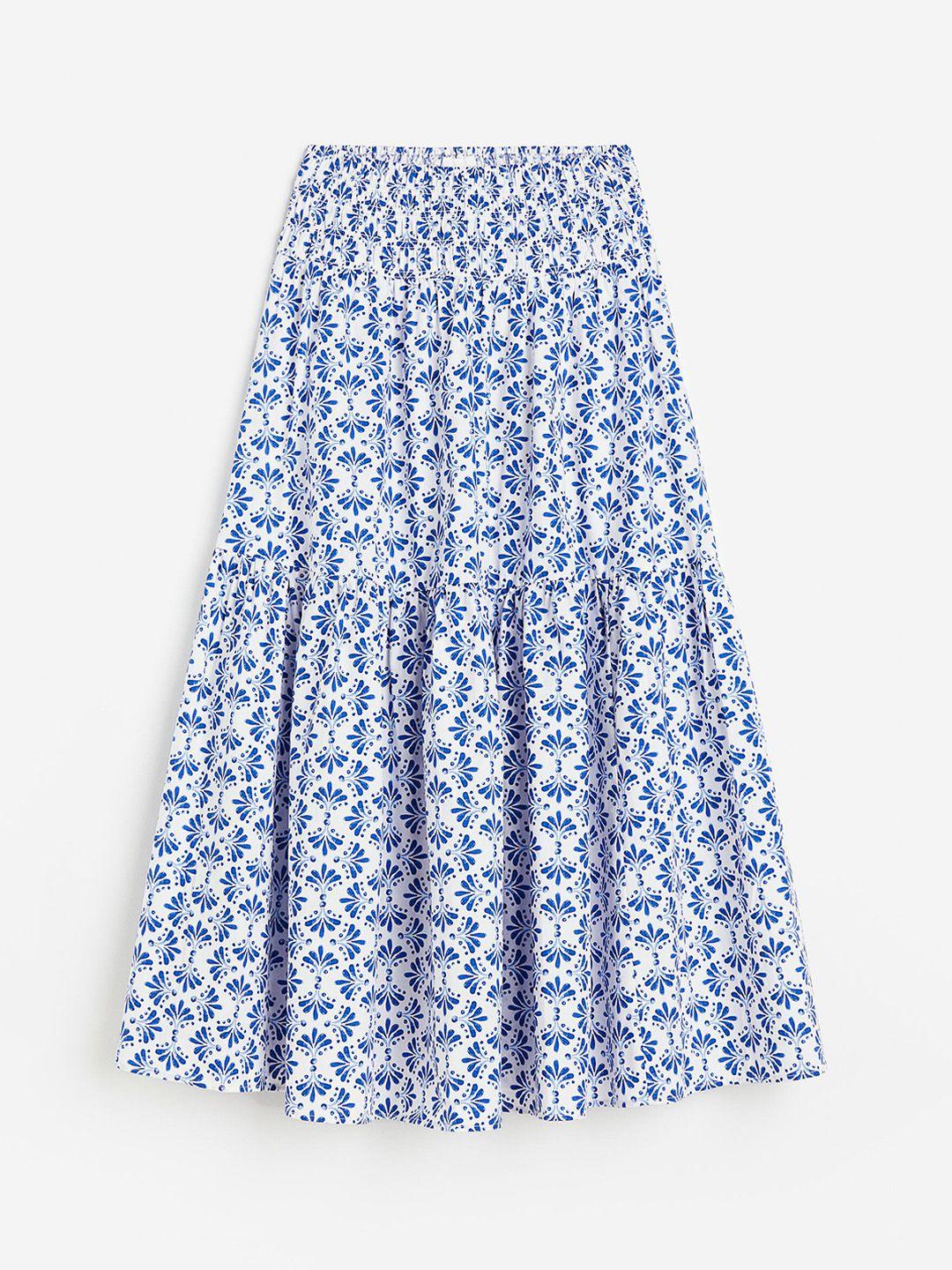 h&m pure cotton a-line skirt