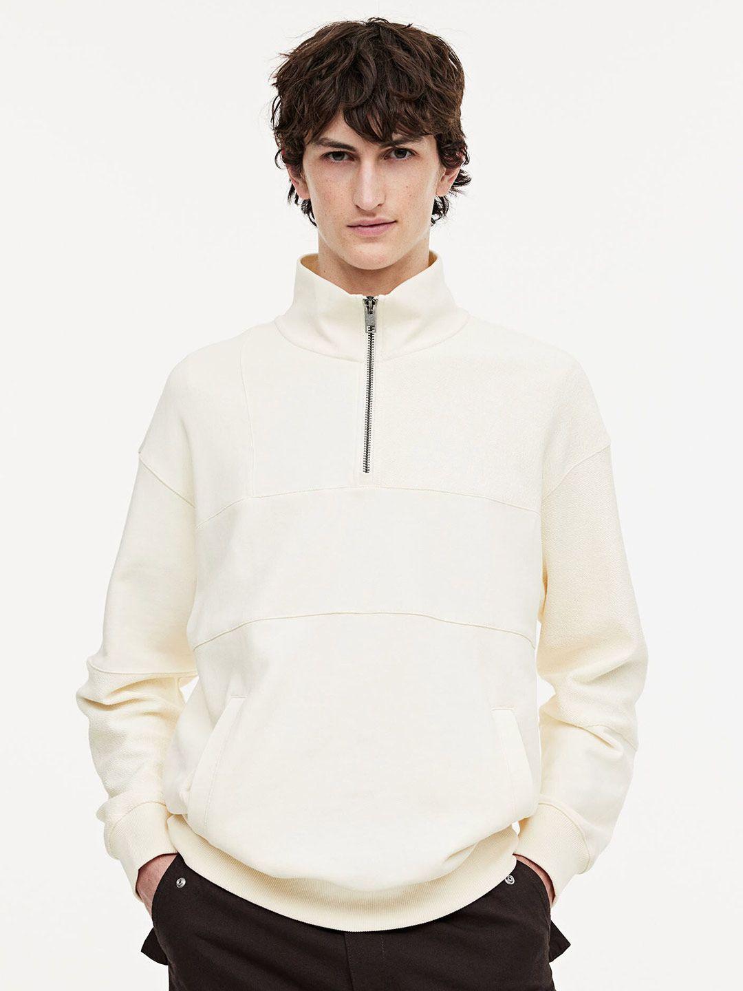 h&m pure cotton loose fit sweatshirt