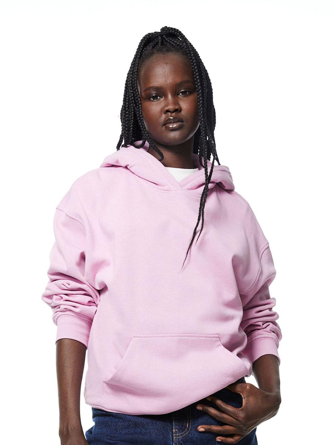 h&m pure cotton oversized hoodie sweatshirt