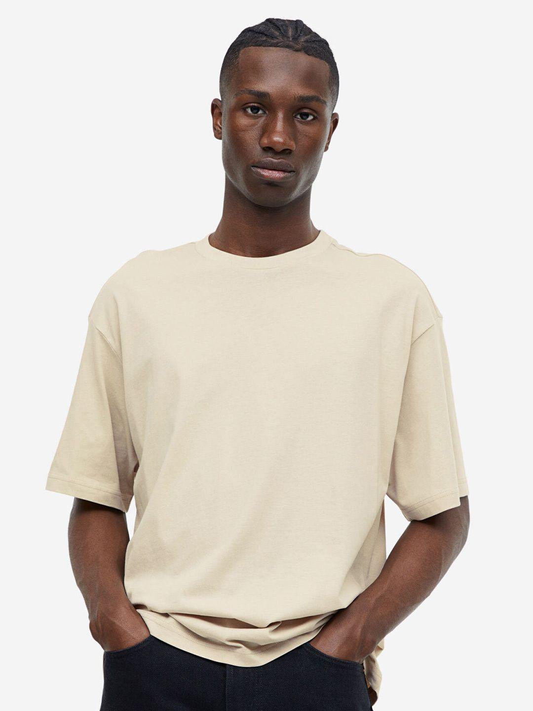 h&m pure cotton relaxed fit t-shirt