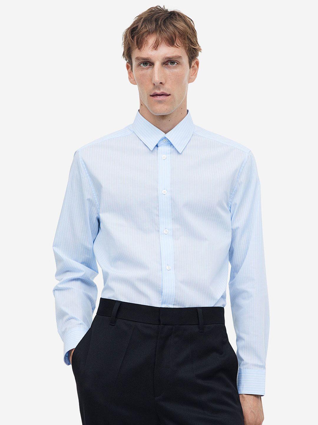 h&m regular fit easy iron shirt