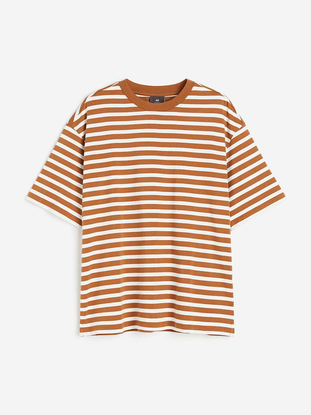 h&m relaxed-fit cotton t-shirt