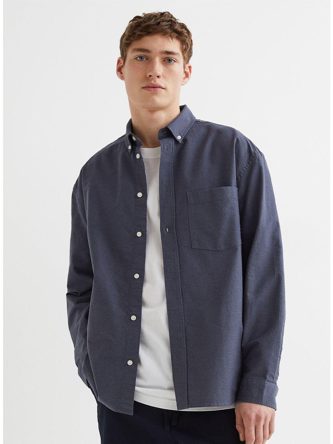 h&m relaxed fit oxford shirt