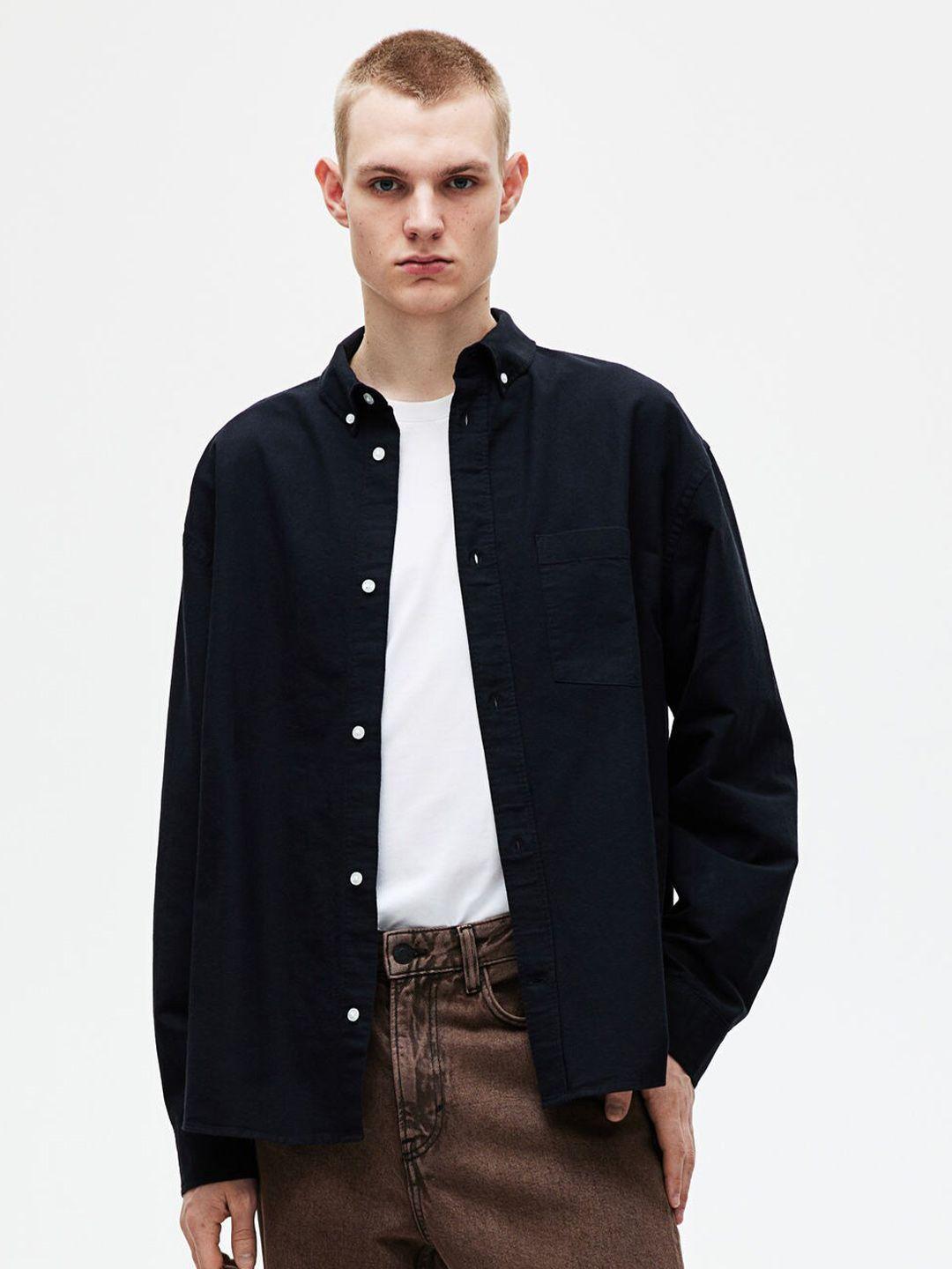 h&m relaxed fit oxford shirt