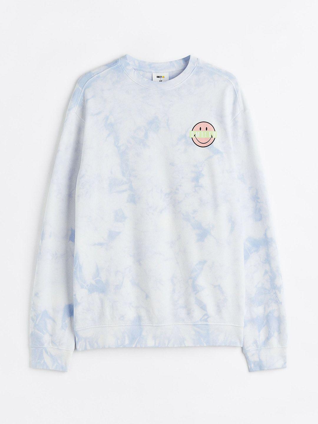 h&m relaxed fit pure cotton sweatshirt