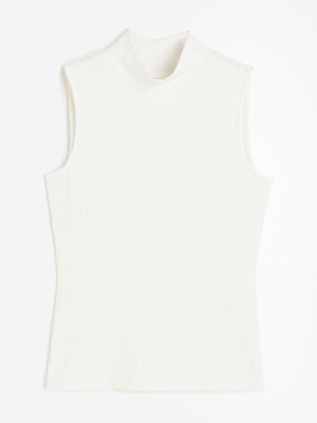 h&m ribbed turtleneck top