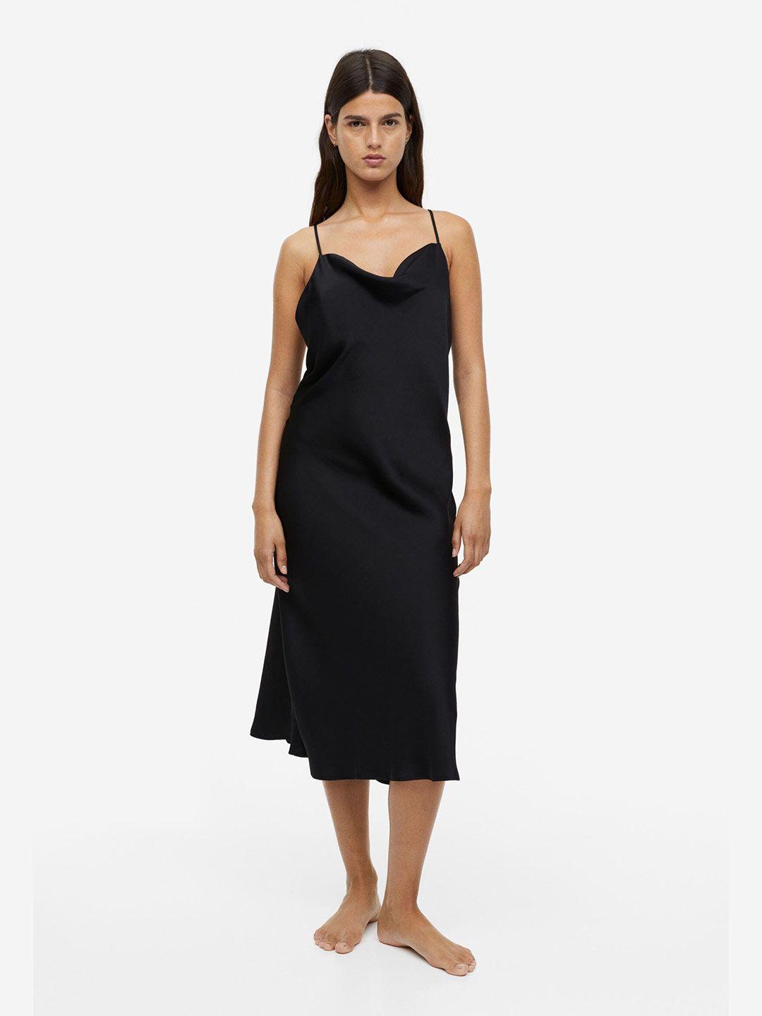 h&m satin nightdress