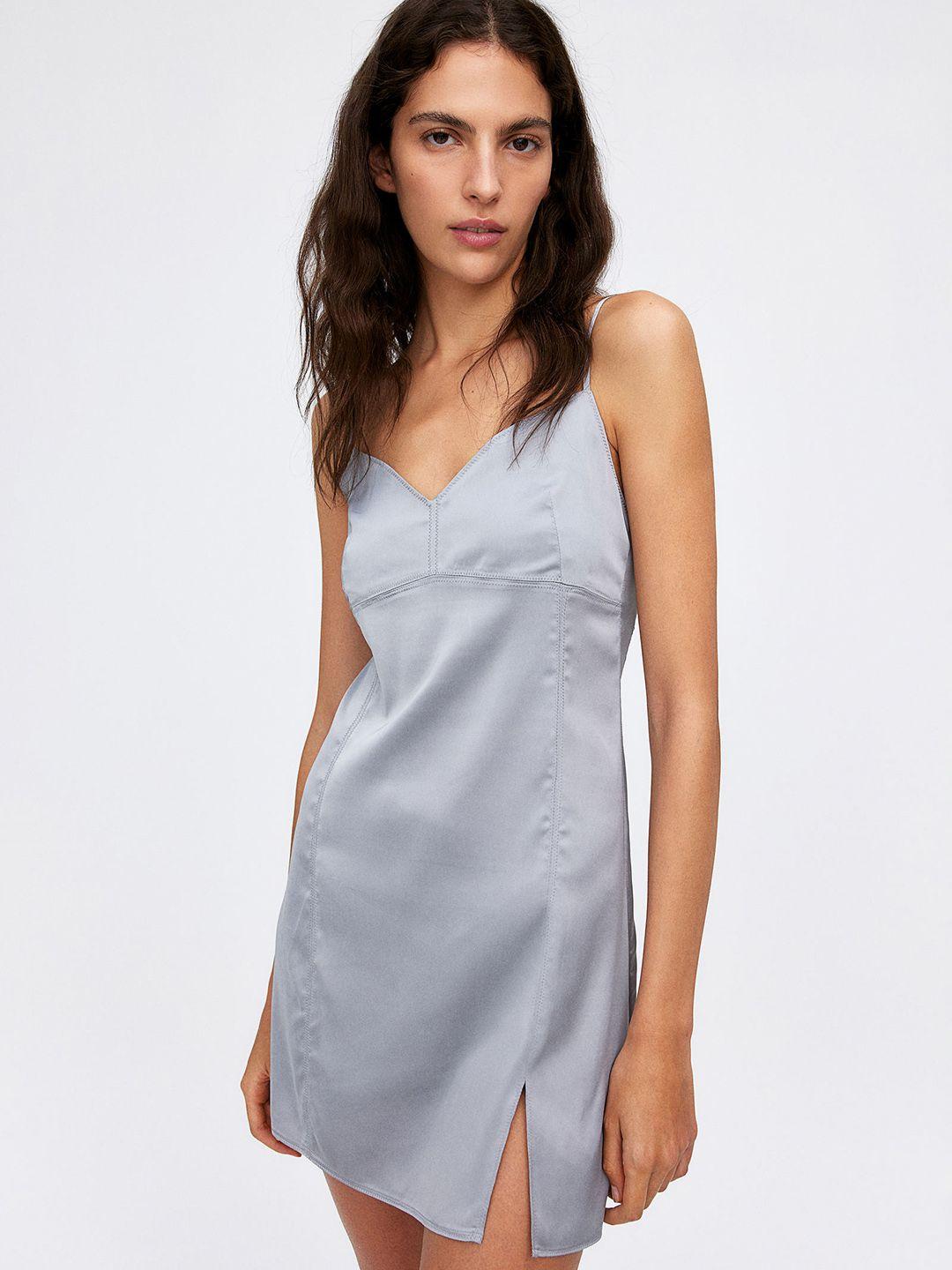 h&m satin nightslip