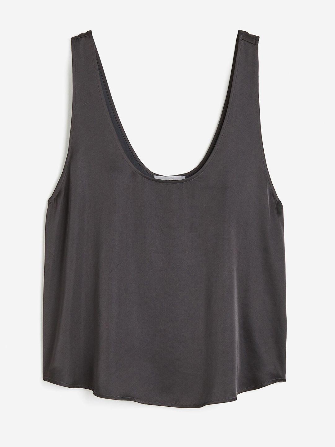 h&m satin vest top