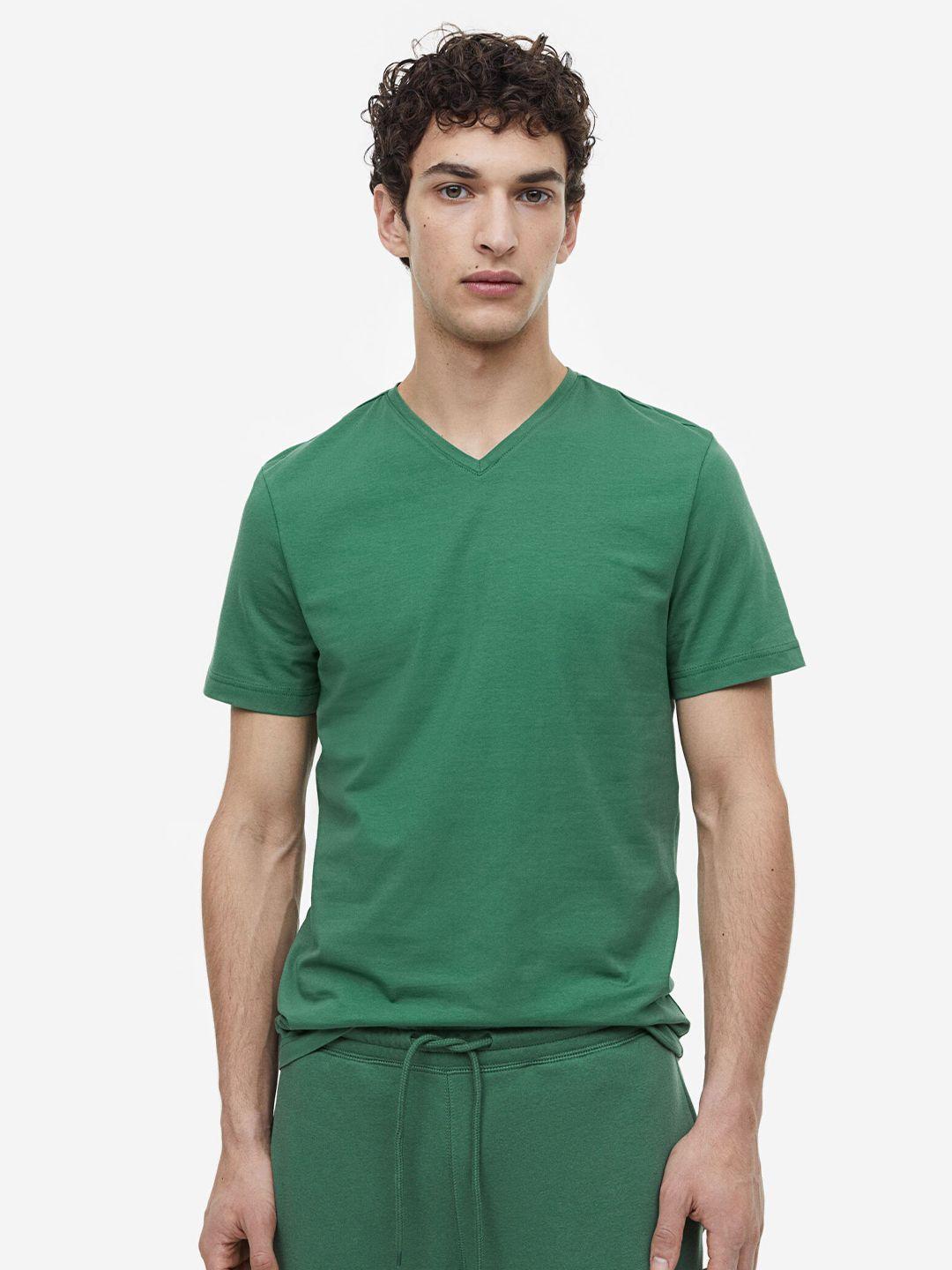 h&m slim fit v-neck t-shirt