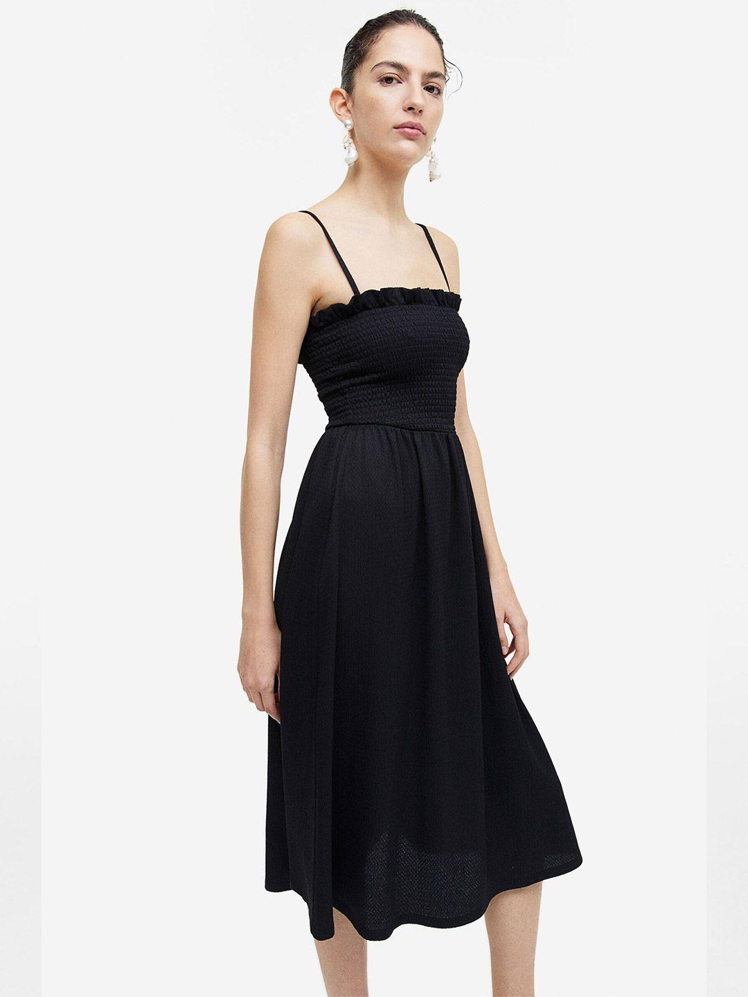 h&m smock-topped dress