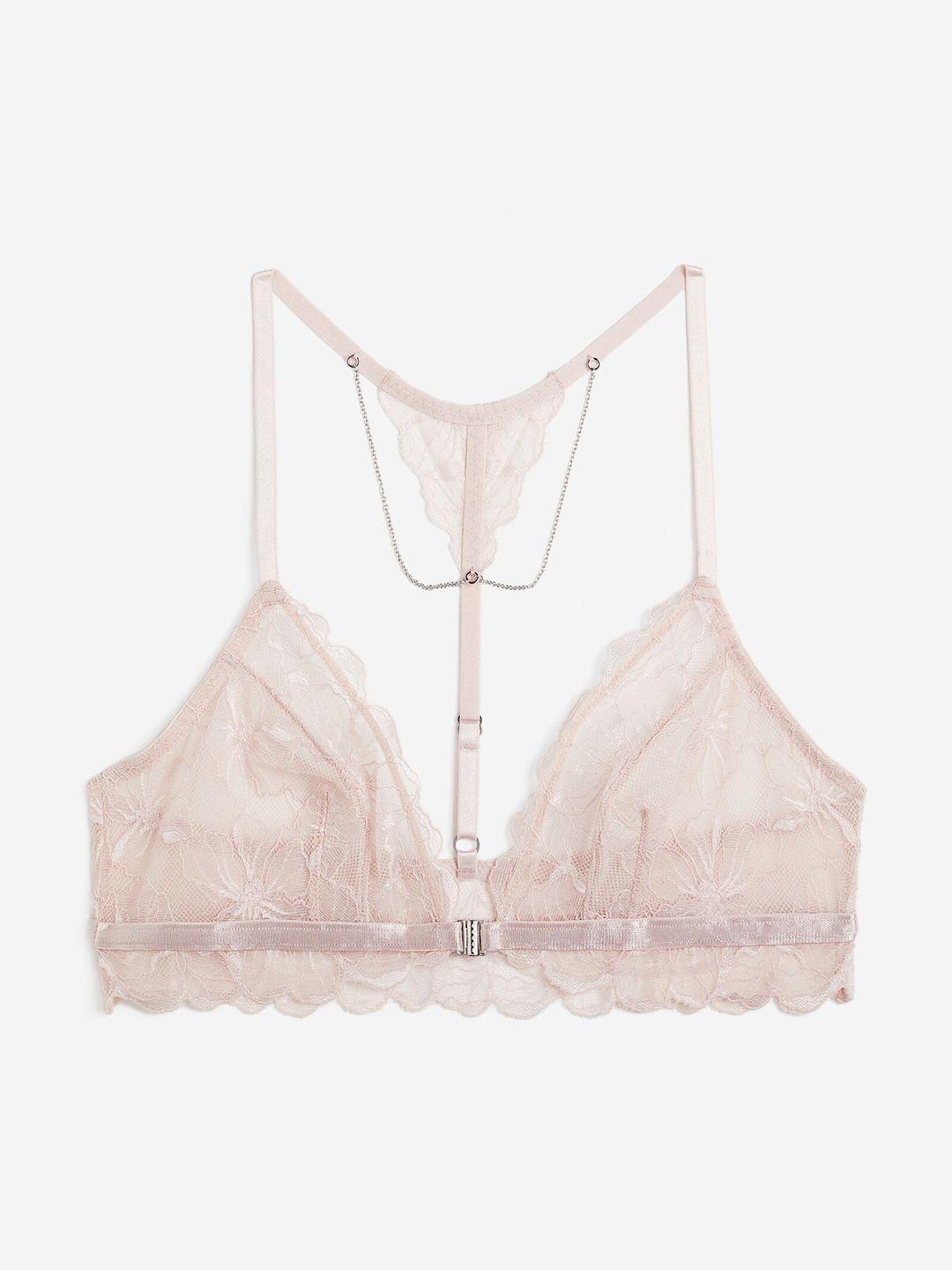 h&m soft lace bra