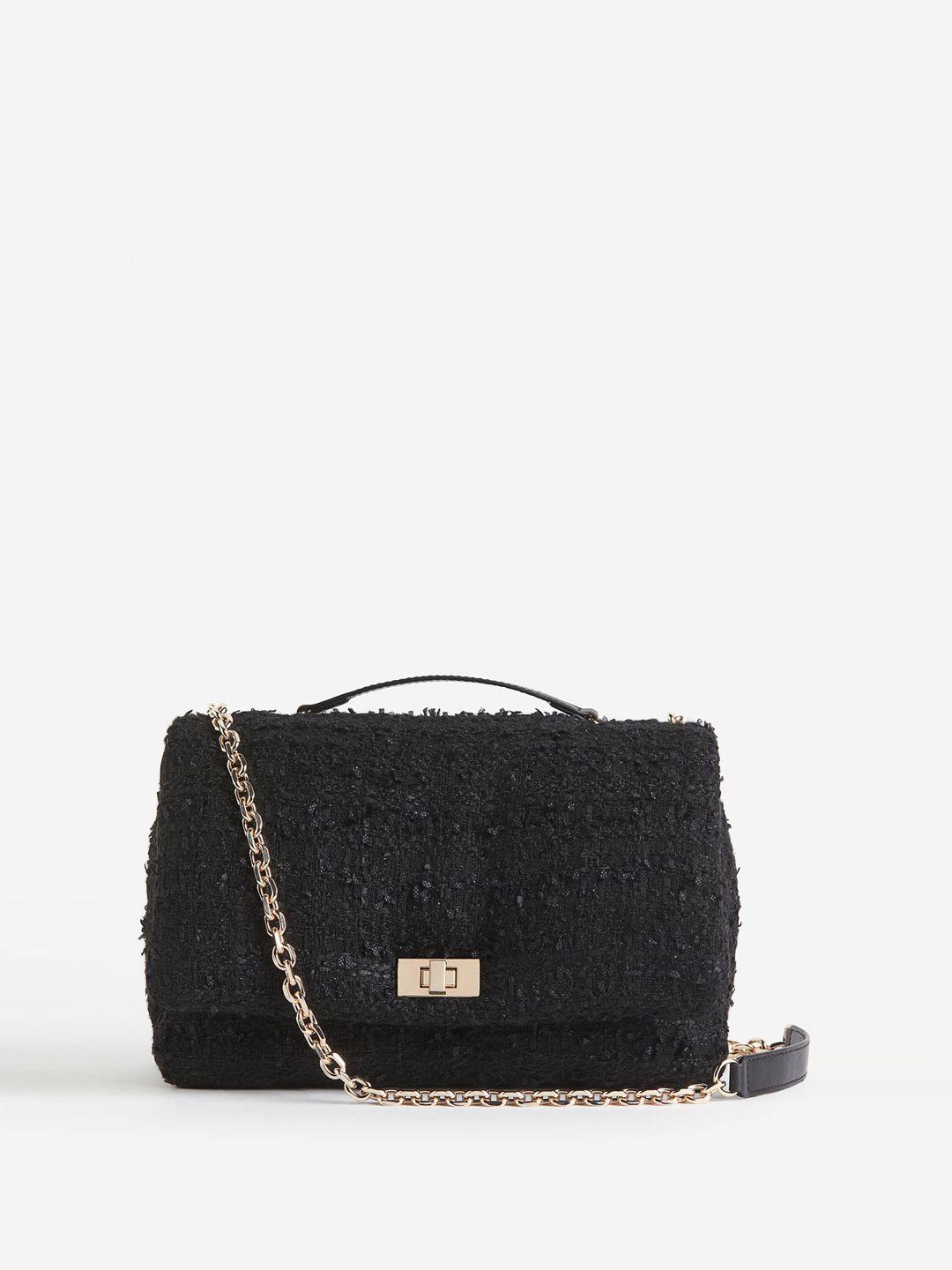 h&m textured shoulder bag