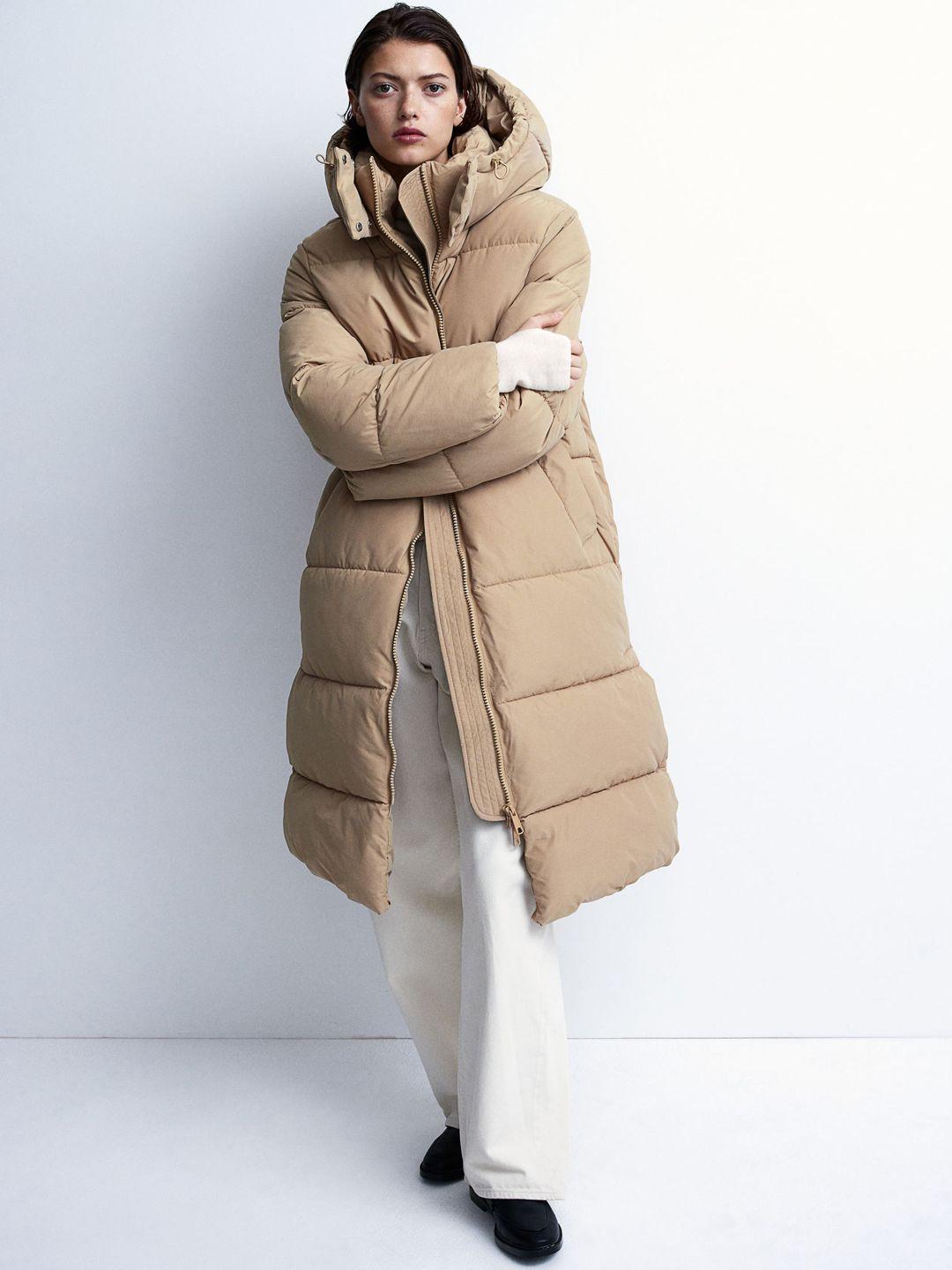 h&m water-repellent puffer coat