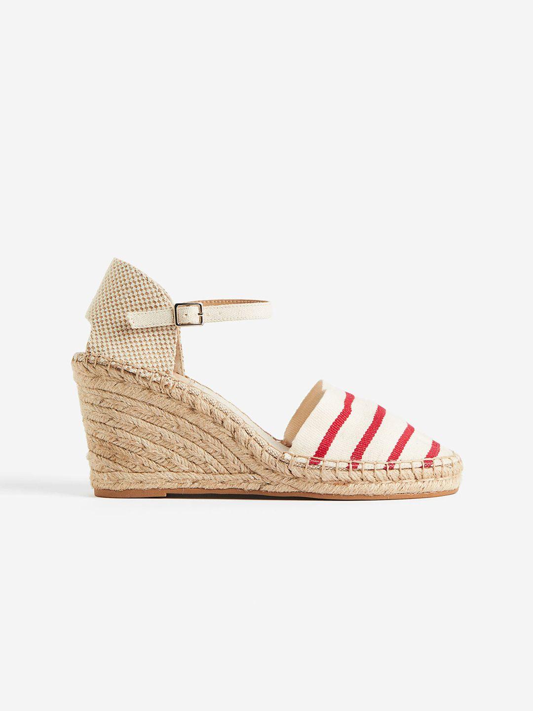 h&m wedge-heeled espadrilles