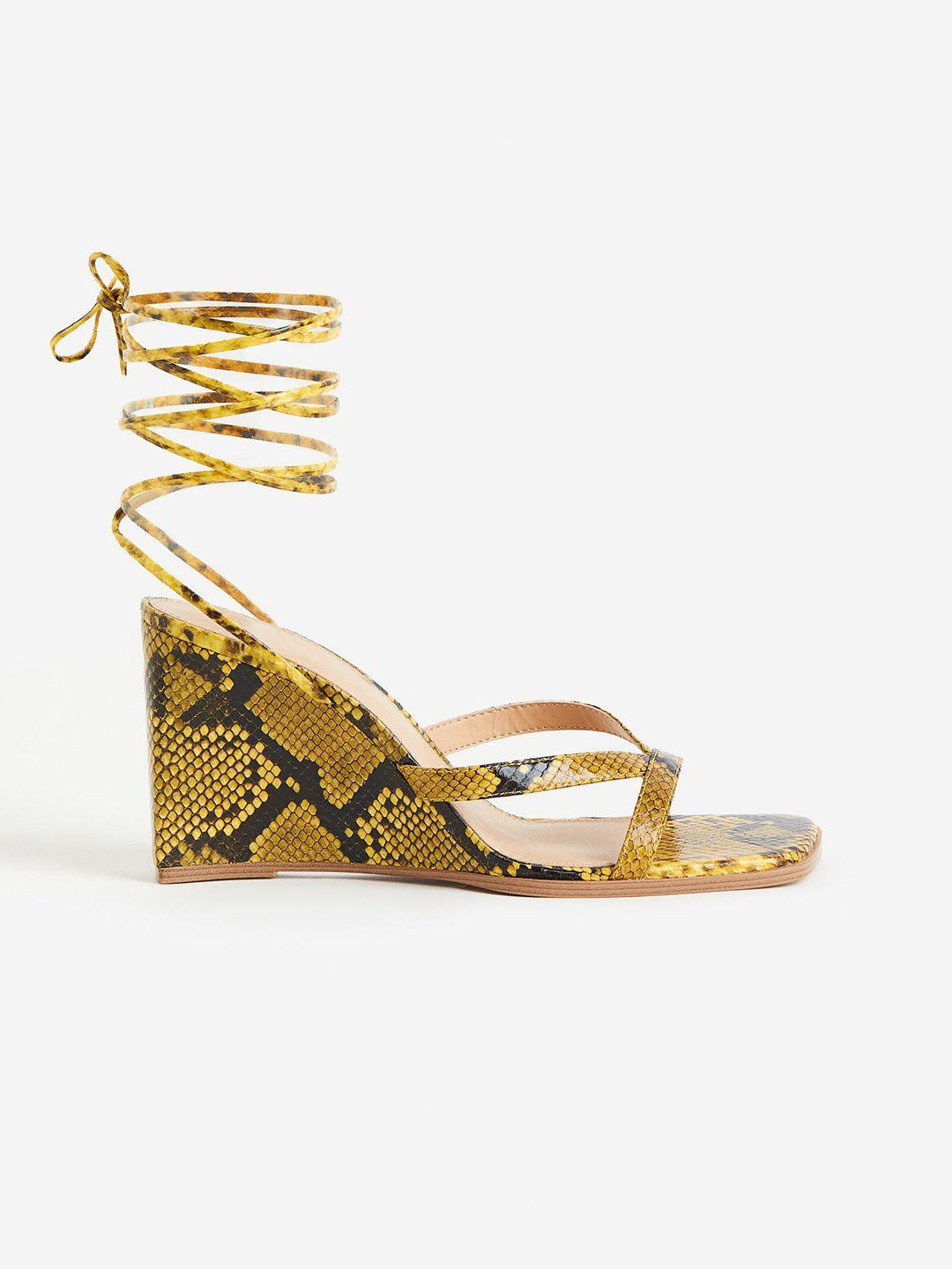 h&m wedge-heeled sandals