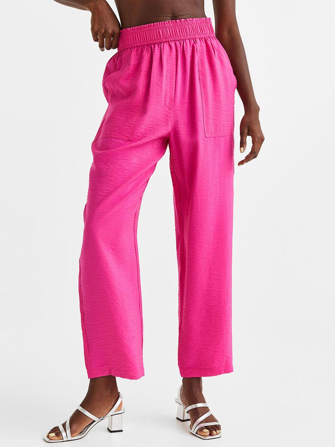 h&m woman tapered trousers