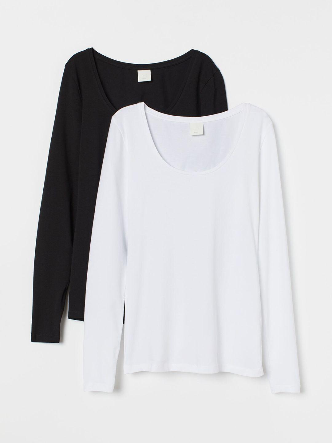 h&m women 2-pack jersey tops