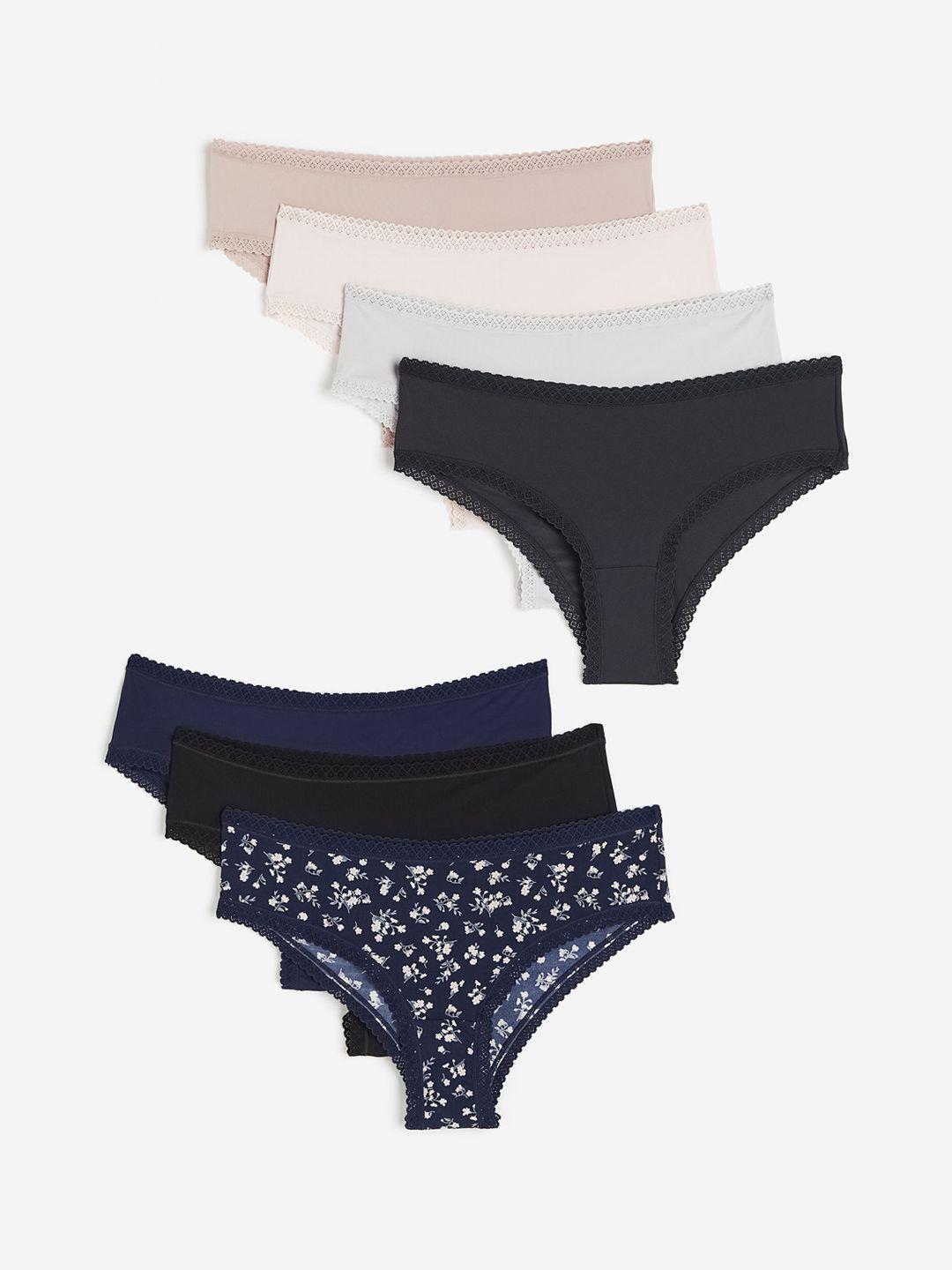 h&m women 7-pack hipster briefs