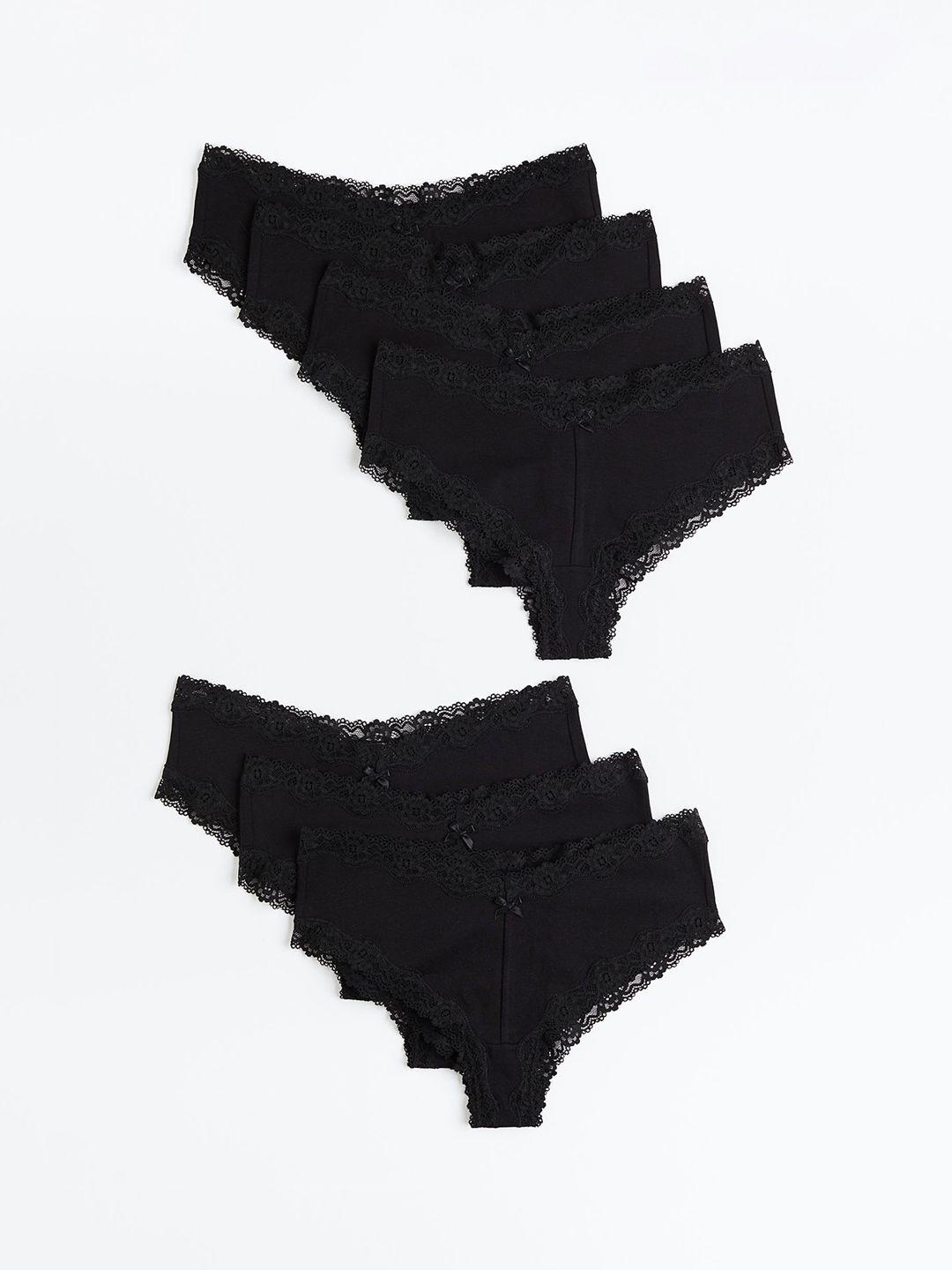 h&m women 7-pack jersey hipster briefs