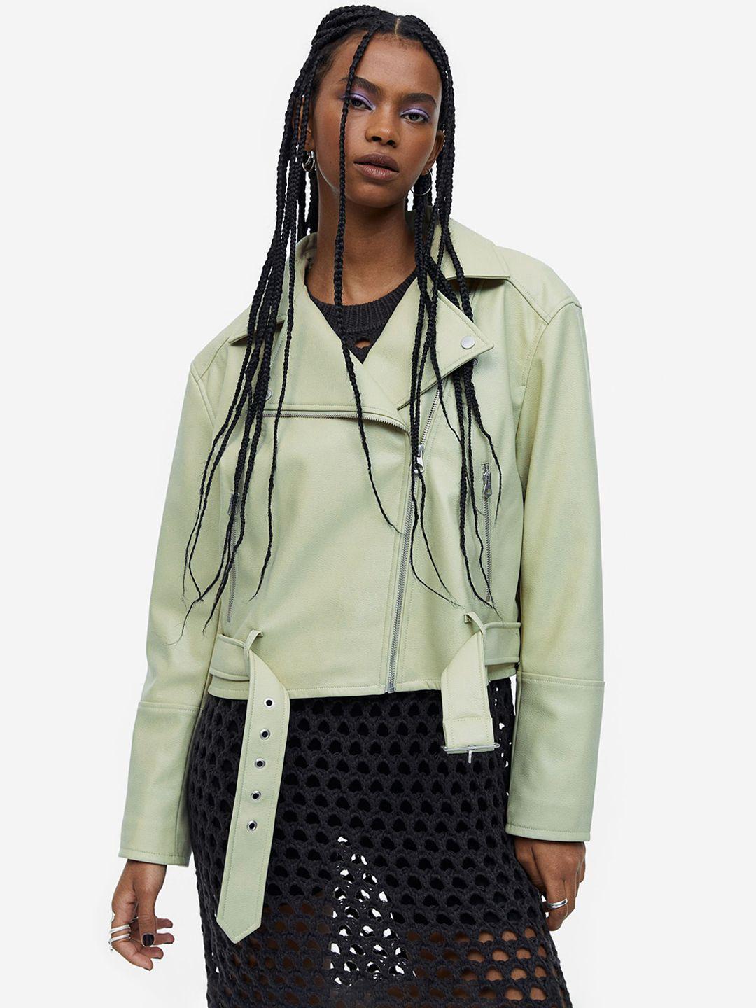 h&m women biker jacket