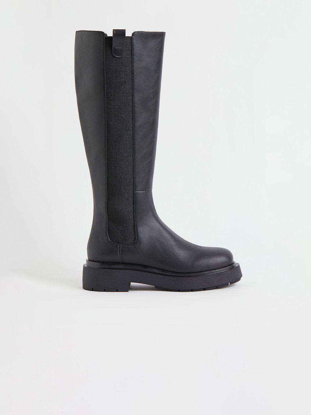 h&m women black boots