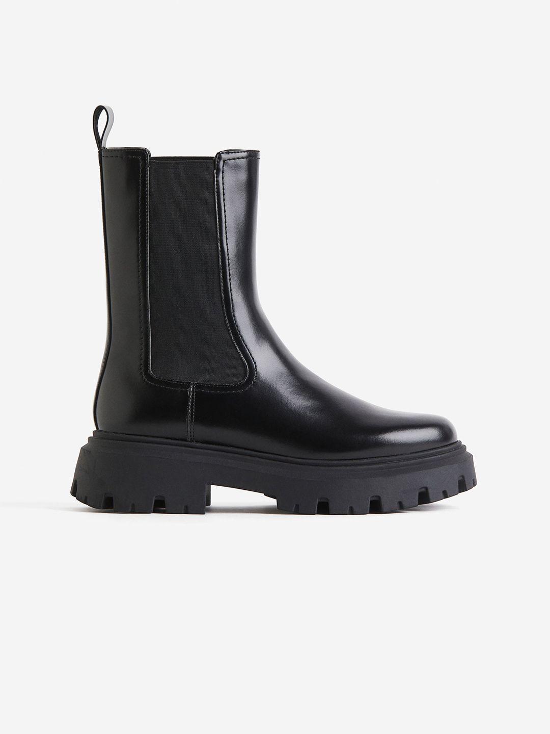 h&m women chunky chelsea boots