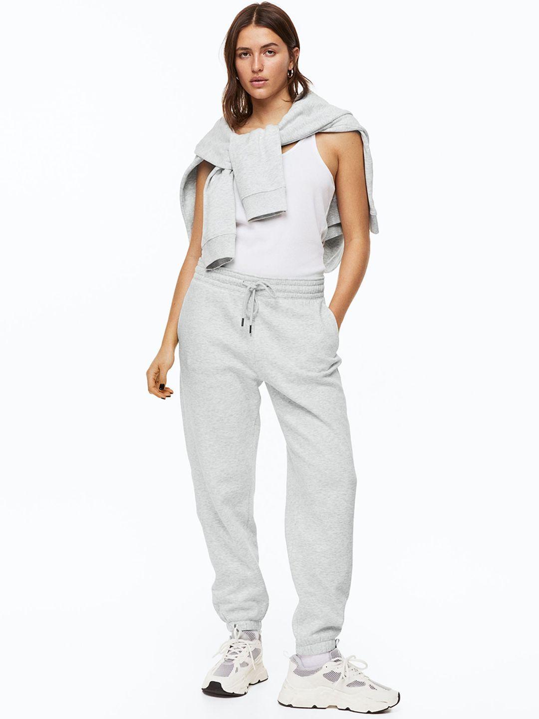 h&m women cotton-blend sweatpants