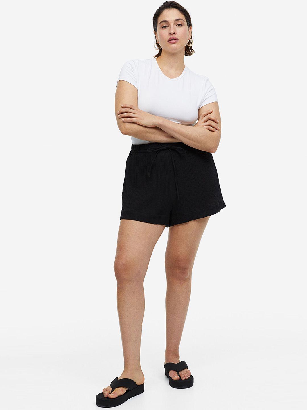 h&m women cotton shorts