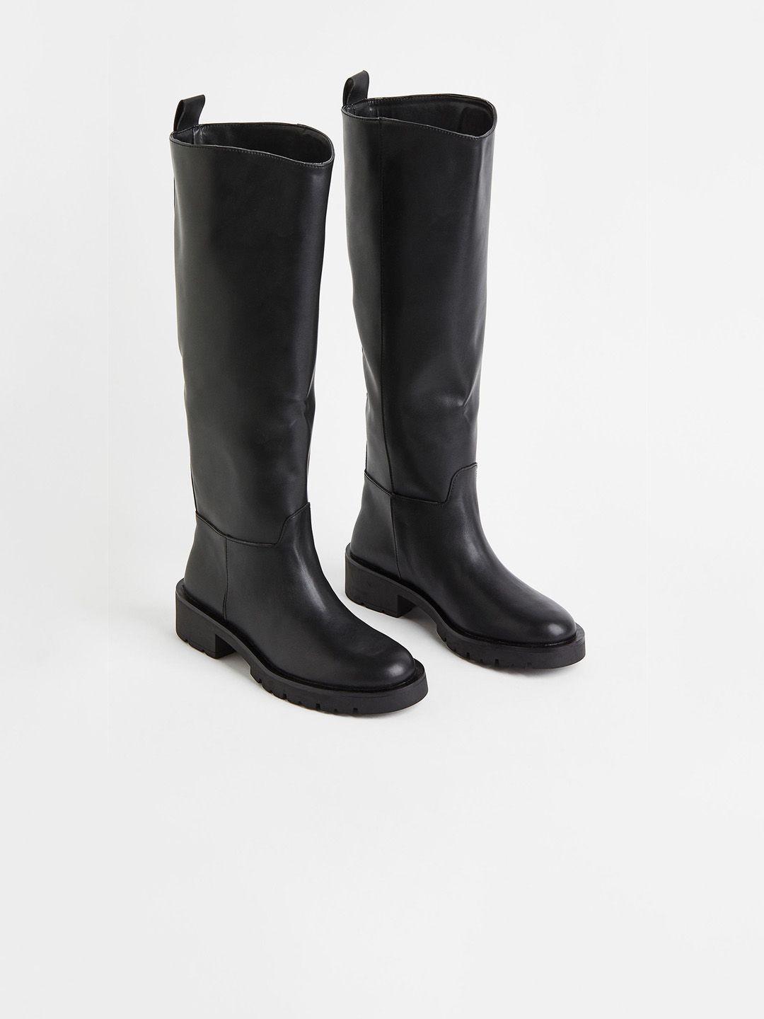 h&m women knee-high boots