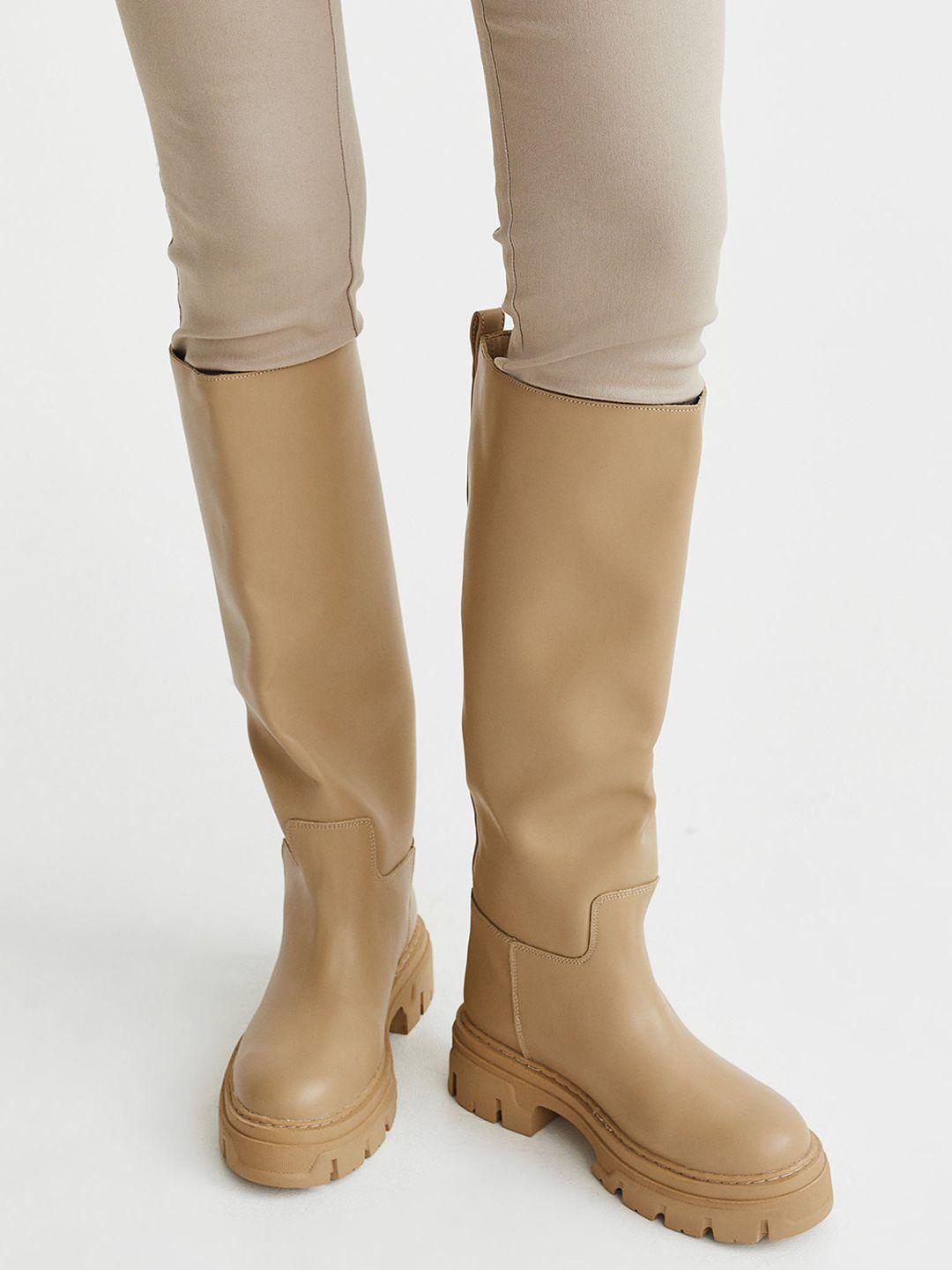 h&m women knee-high boots